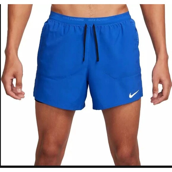 Nike Stride Dri-FIT 5'' 2-in-1 Running racing Shorts Men’s XL Blue FN2992-480 - Picture 1 of 8